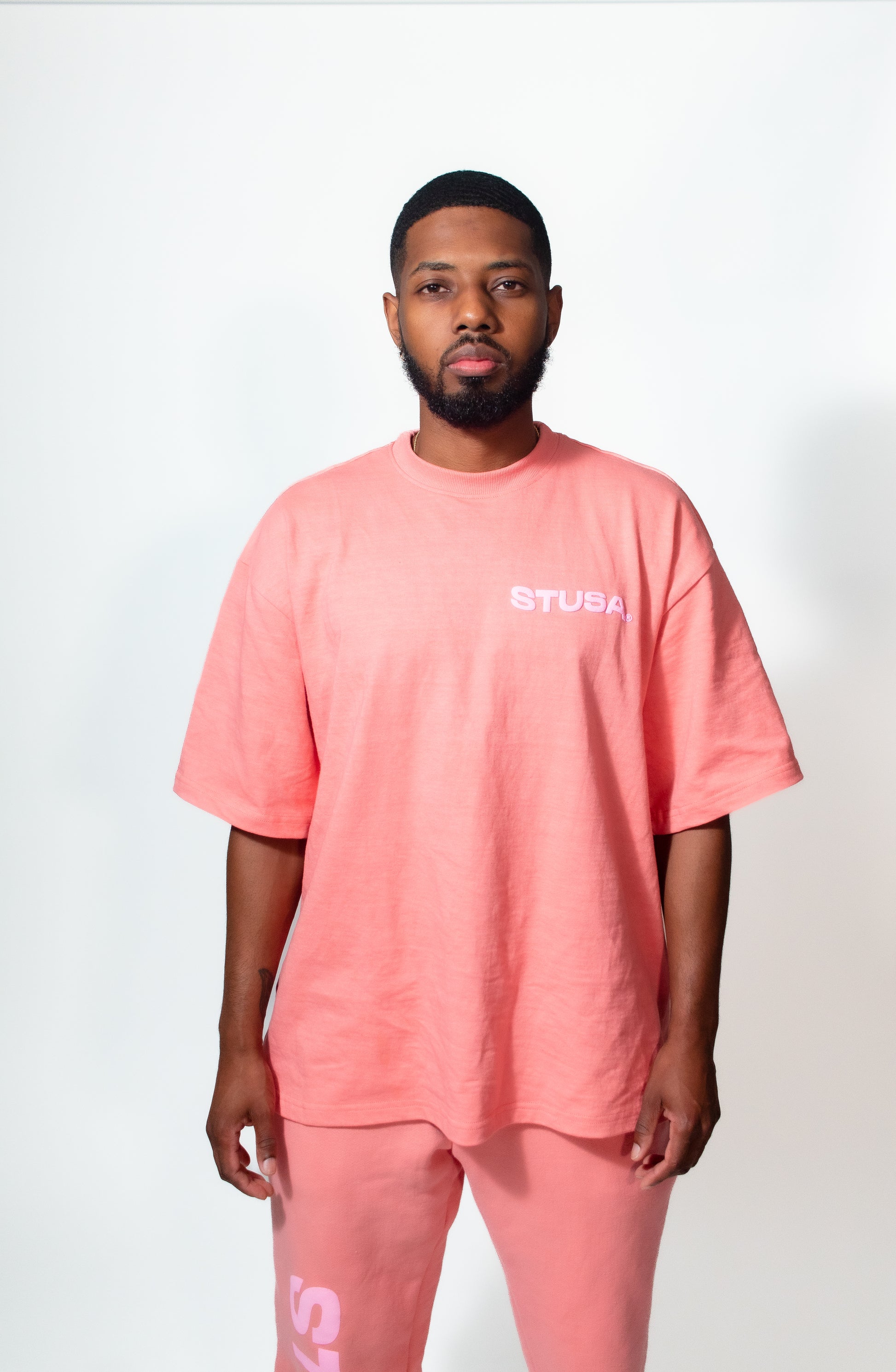 StayStarched Pink SS T-Shirt.